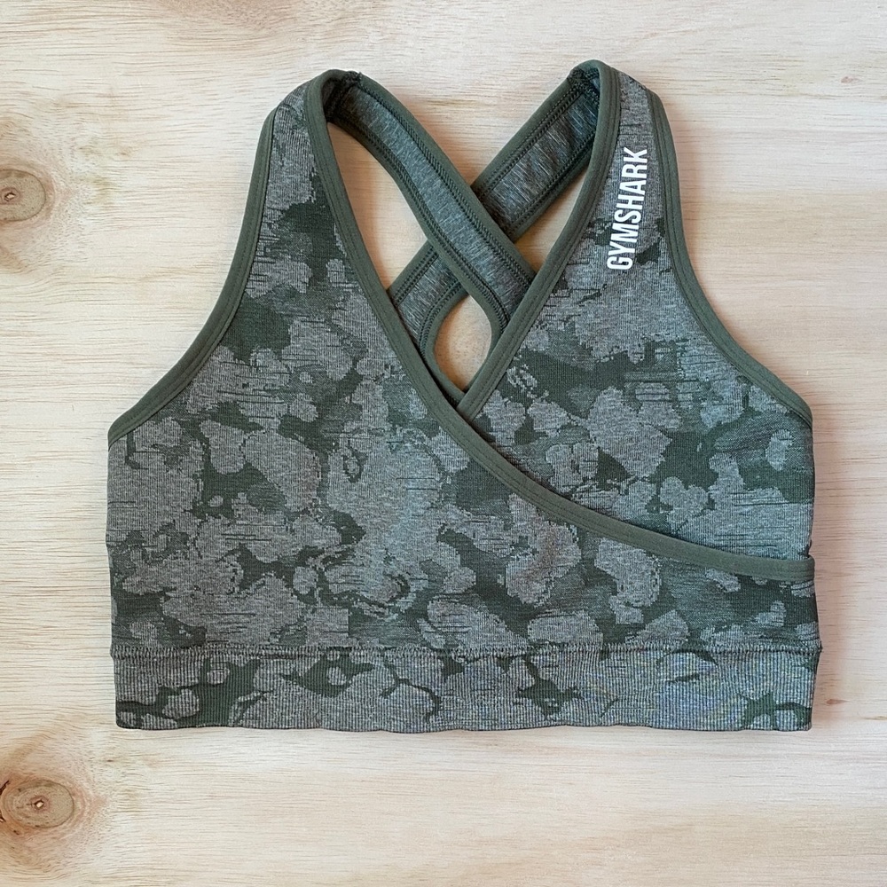 Gymshark Camo Sports Bra